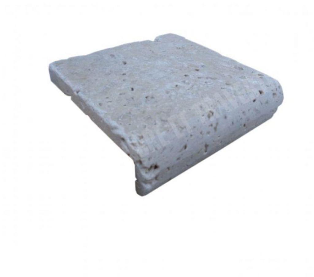 Décoration - art Var Forcalqueiret - 83136 - Photos Vivastreet Travertin Classique Nez de Marche Arrondi 10x10 cm