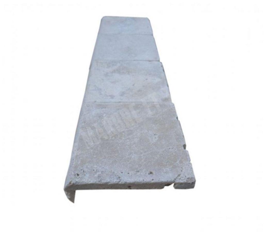 Décoration - art Var Forcalqueiret - 83136 - Photos Vivastreet Travertin Classique Nez de Marche Arrondi 10x10 cm