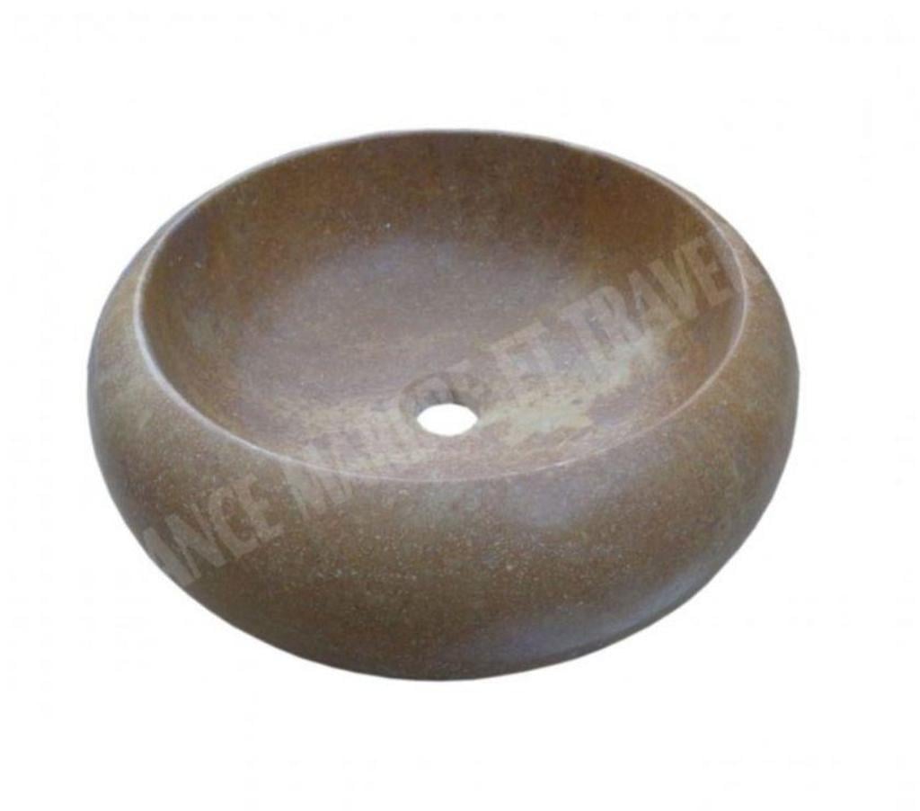 Décoration - art Var Forcalqueiret - 83136 - Photos Vivastreet Travertin Noce Marron Vasque Lentille