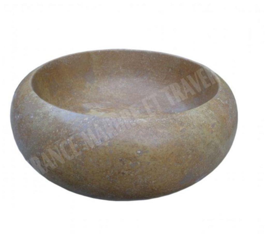 Décoration - art Var Forcalqueiret - 83136 - Photos Vivastreet Travertin Noce Marron Vasque Lentille