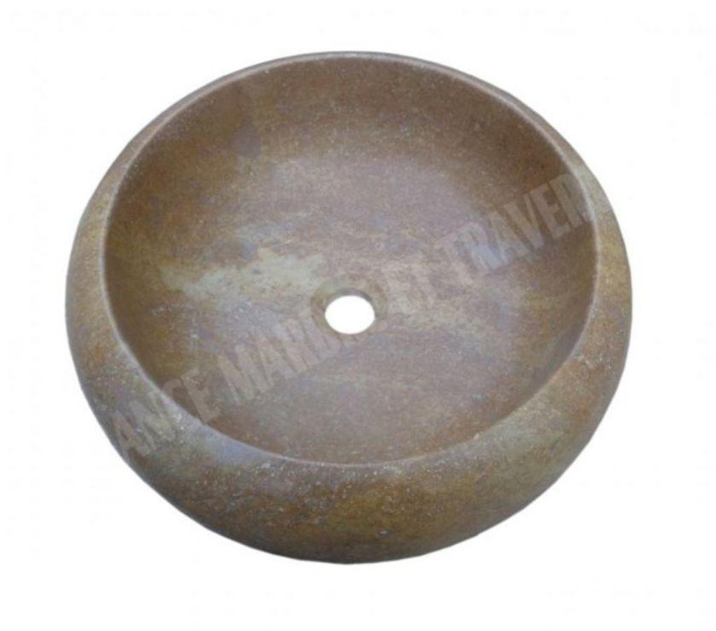 Décoration - art Var Forcalqueiret - 83136 - Photos Vivastreet Travertin Noce Marron Vasque Lentille