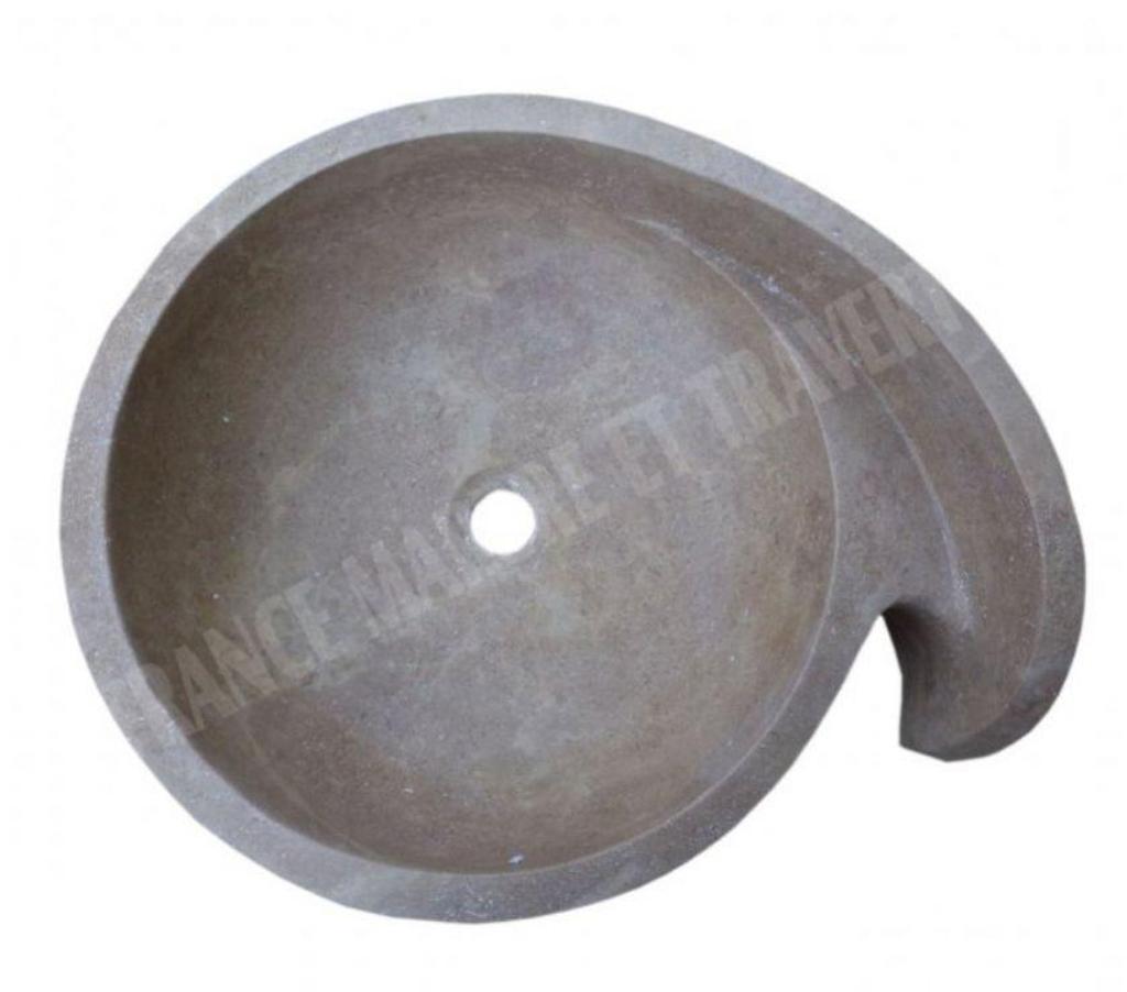 Décoration - art Var Forcalqueiret - 83136 - Photos Vivastreet Travertin Noce Marron Vasque Escargot