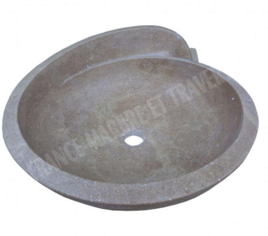 Décoration - art Var Forcalqueiret - 83136 - Photos Vivastreet Travertin Noce Marron Vasque Escargot