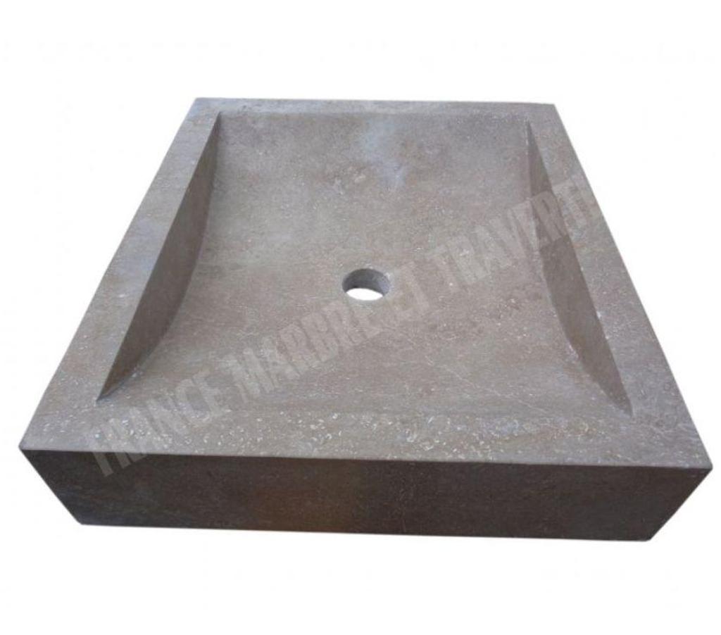 Décoration - art Var Forcalqueiret - 83136 - Photos Vivastreet Travertin Noce Marron Évier 45x50 cm