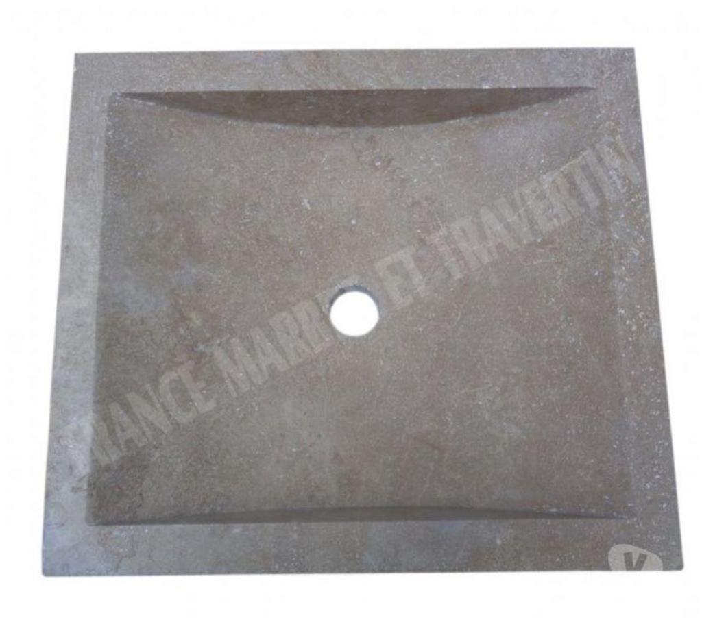 Décoration - art Var Forcalqueiret - 83136 - Photos Vivastreet Travertin Noce Marron Évier 45x50 cm