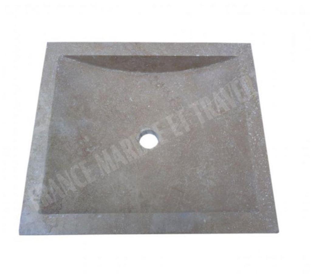 Décoration - art Var Forcalqueiret - 83136 - Photos Vivastreet Travertin Noce Marron Évier 45x50 cm