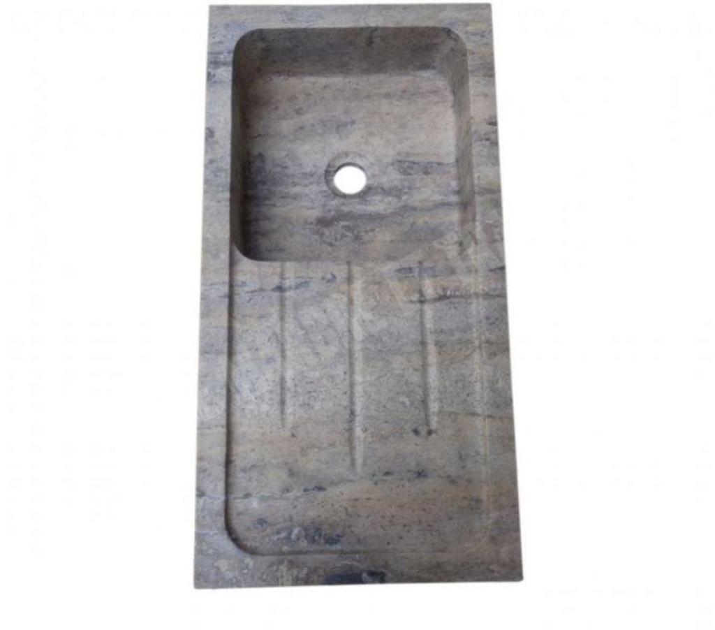 Décoration - art Var Forcalqueiret - 83136 - Photos Vivastreet Travertin Gris Silver Évier 1 Bac 90x46 cm