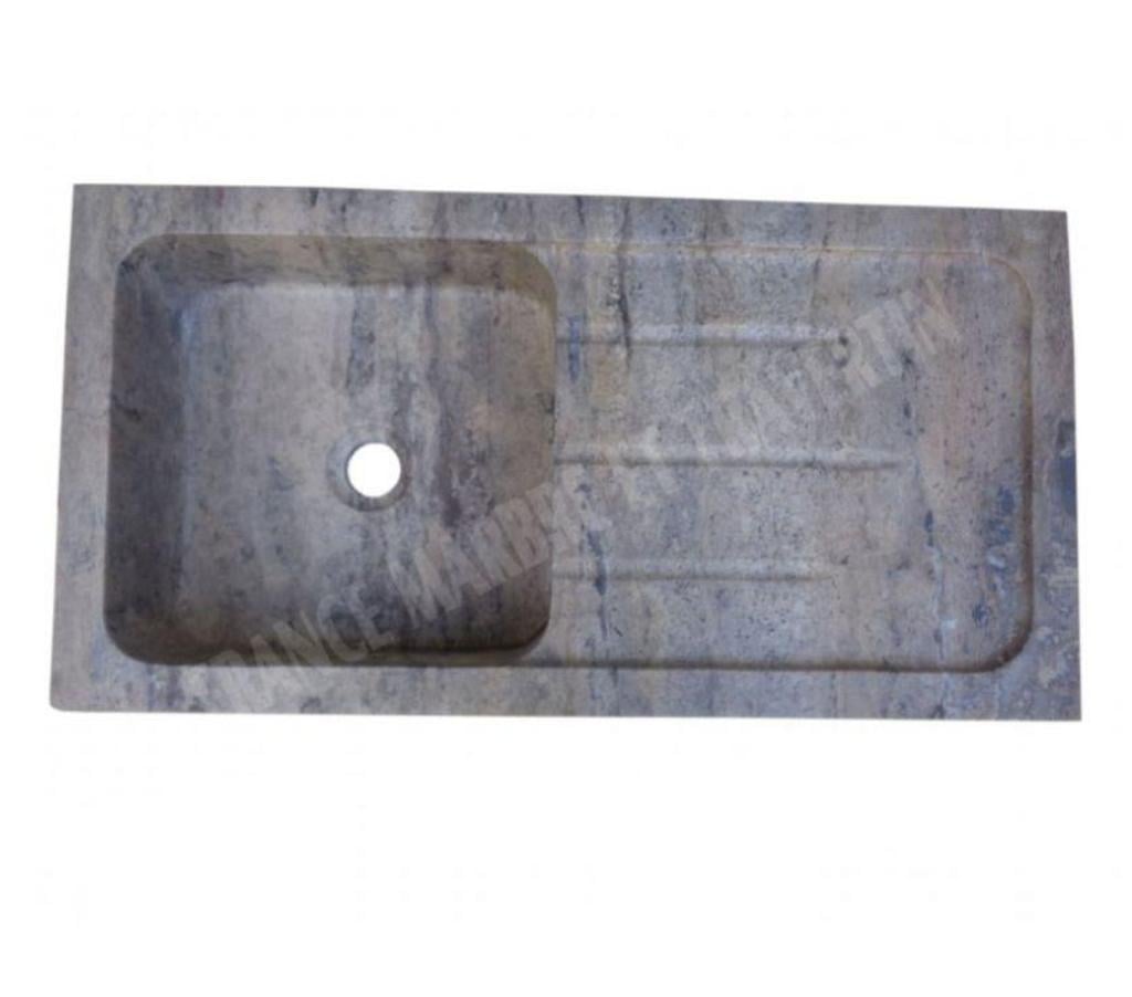 Décoration - art Var Forcalqueiret - 83136 - Photos Vivastreet Travertin Gris Silver Évier 1 Bac 90x46 cm