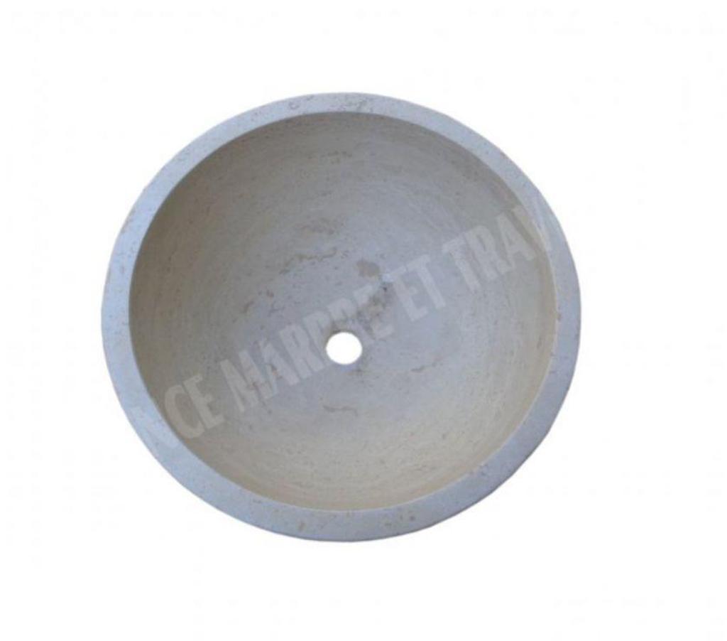 Décoration - art Var Forcalqueiret - 83136 - Photos Vivastreet Travertin Classique Beige Vasque Grand Bol 