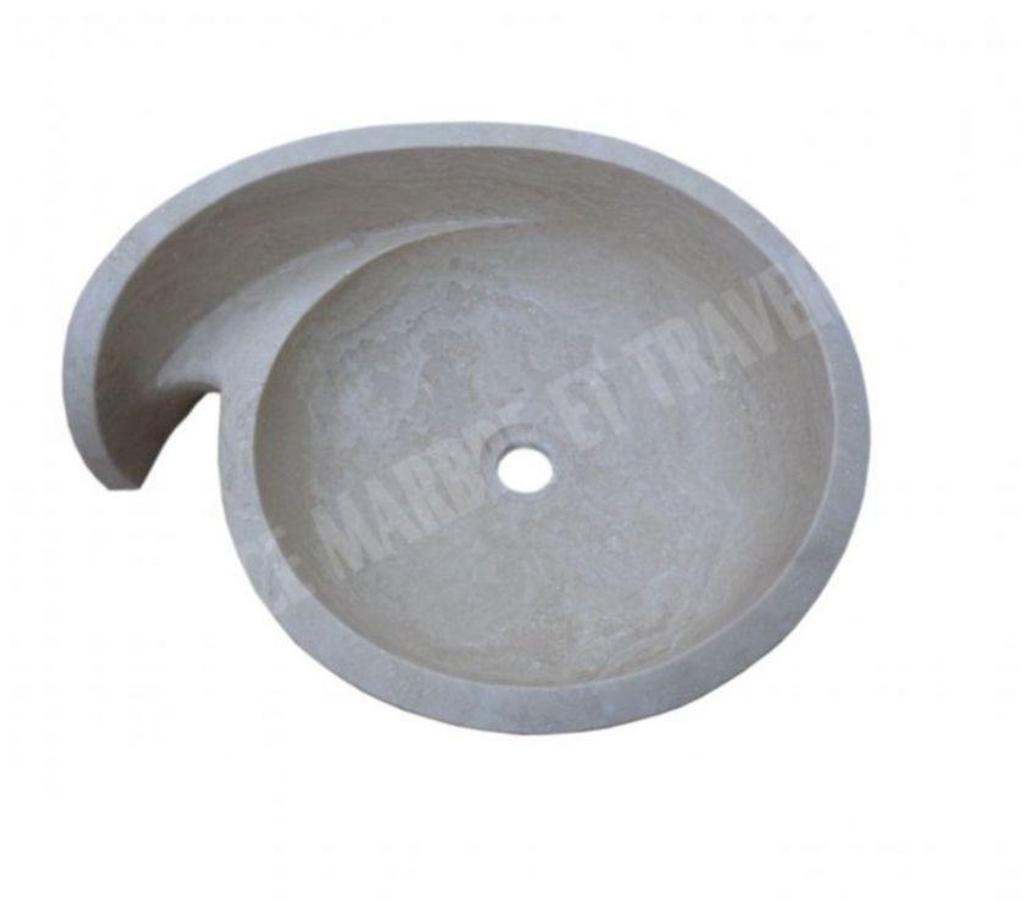 Décoration - art Var Forcalqueiret - 83136 - Photos Vivastreet Travertin Classique Beige Vasque Escargot