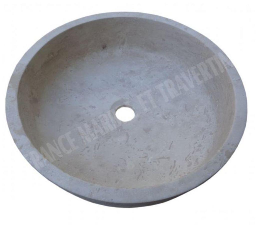 Décoration - art Var Forcalqueiret - 83136 - Photos Vivastreet Travertin Classique Beige Vasque Bol Rebord