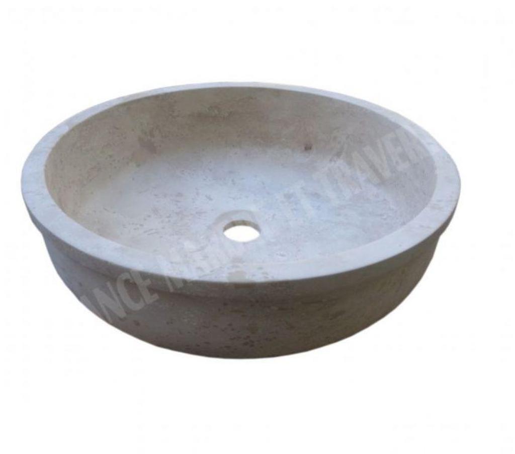 Décoration - art Var Forcalqueiret - 83136 - Photos Vivastreet Travertin Classique Beige Vasque Bol Rebord