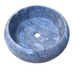  Pierre Bleue Turque Vasque Lentille 