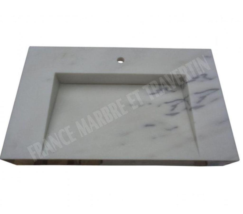 Décoration - art Var Forcalqueiret - 83136 - Photos Vivastreet Marbre Blanc Usak Évier Design 100x50 cm