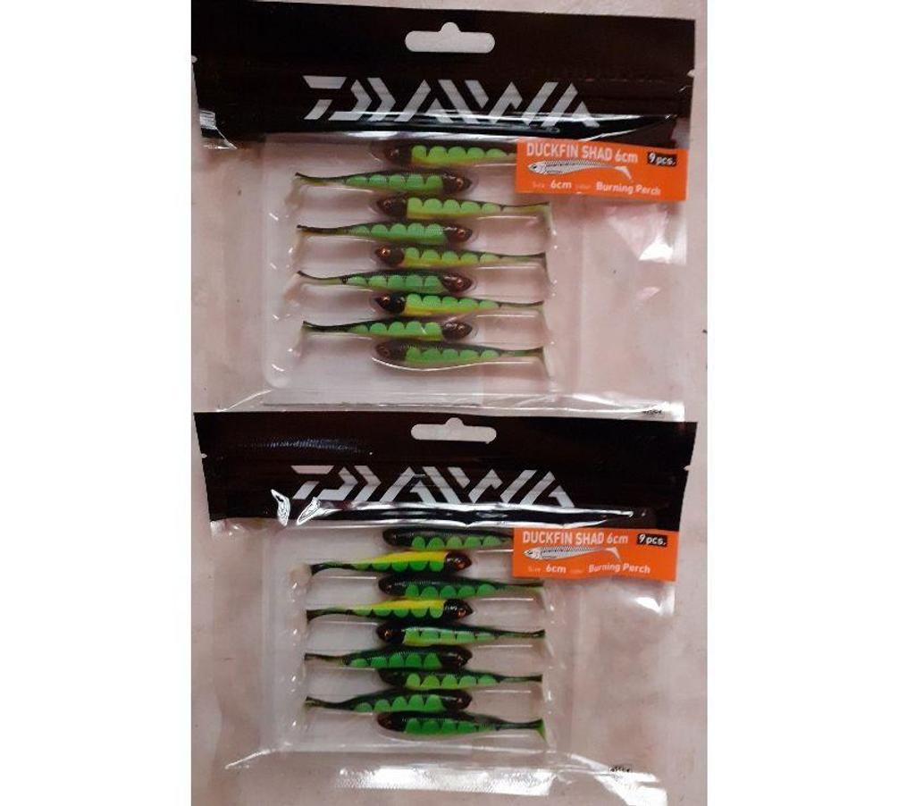 Matériel de sport Lot-et-Garonne Villeneuve sur Lot - 47300 - Photos Vivastreet 2 pochettes de 9 leurres DAIWA Duckfin shad 6 cm