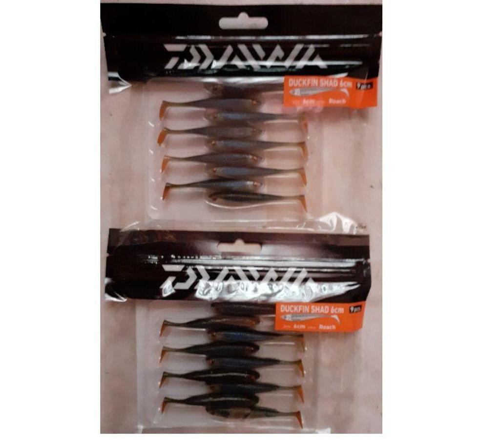 Matériel de sport Lot-et-Garonne Villeneuve sur Lot - 47300 - Photos Vivastreet 2 pochettes de 9 leurres DAIWA Duckfin shad 6 cm
