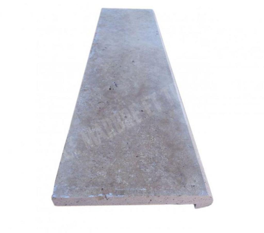 Décoration - art Var Forcalqueiret - 83136 - Photos Vivastreet Travertin Walnut Noisette Nez de Marche Arrondi 120x30 cm