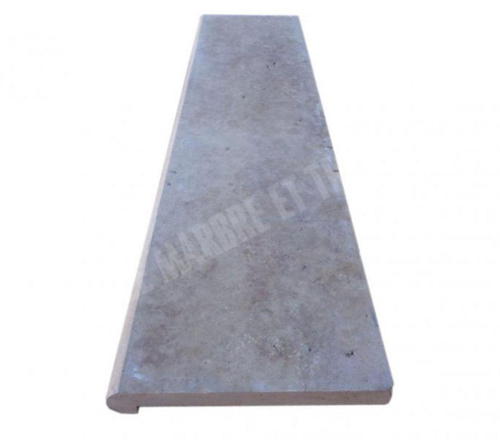 Décoration - art Var Forcalqueiret - 83136 - Photos Vivastreet Travertin Walnut Noisette Nez de Marche Arrondi 120x30 cm