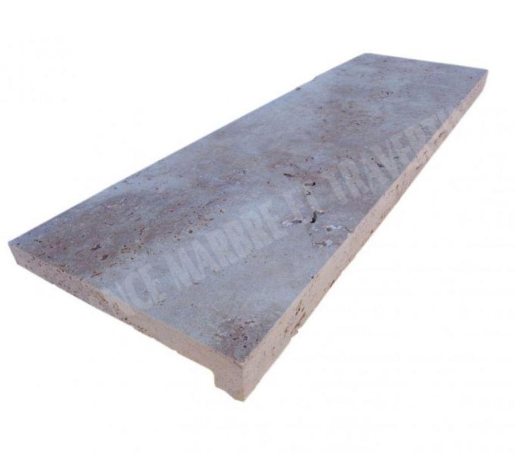 Décoration - art Var Forcalqueiret - 83136 - Photos Vivastreet Travertin Walnut Noisette Nez de Marche Droit 100x30 cm