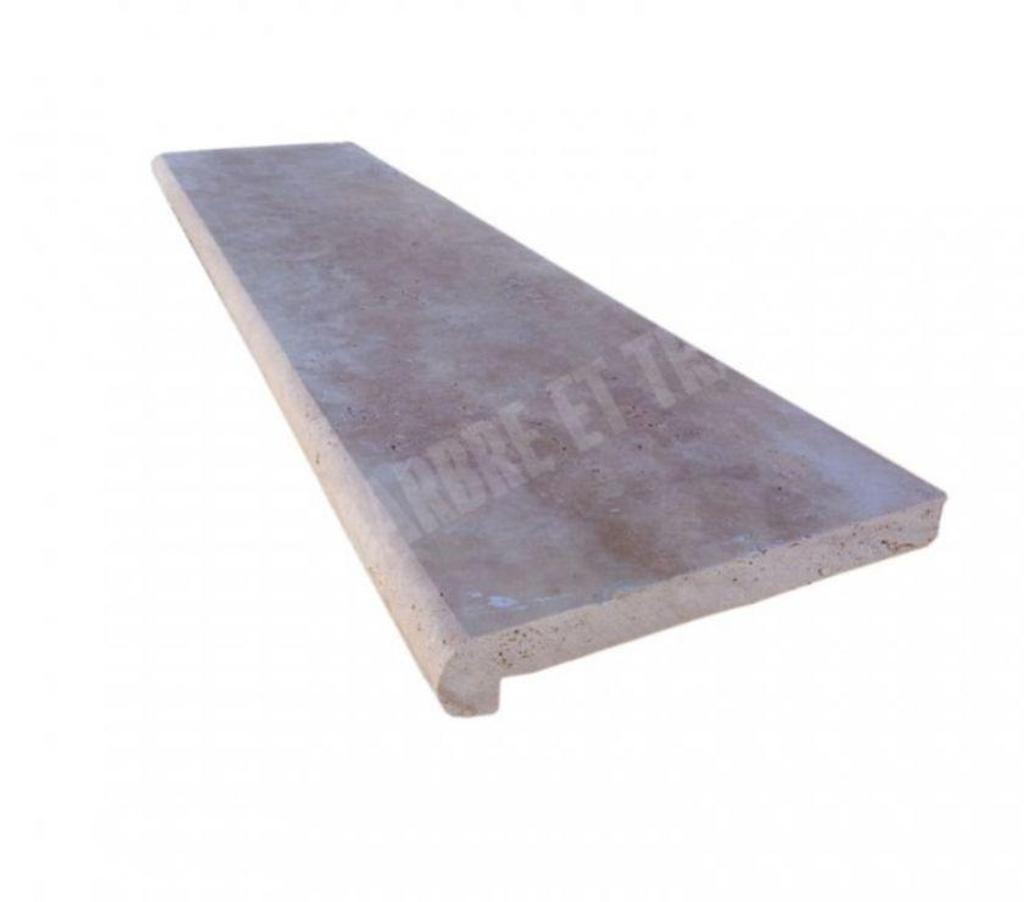 Décoration - art Var Forcalqueiret - 83136 - Photos Vivastreet Travertin Walnut Noisette Nez de Marche Arrondi 100x30 cm