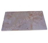 Travertin Rustique Gold Nez de Marche Arrondi 30x60 cm 