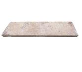 Travertin Jaune Or Nez de Marche Ogee 120x30 cm 