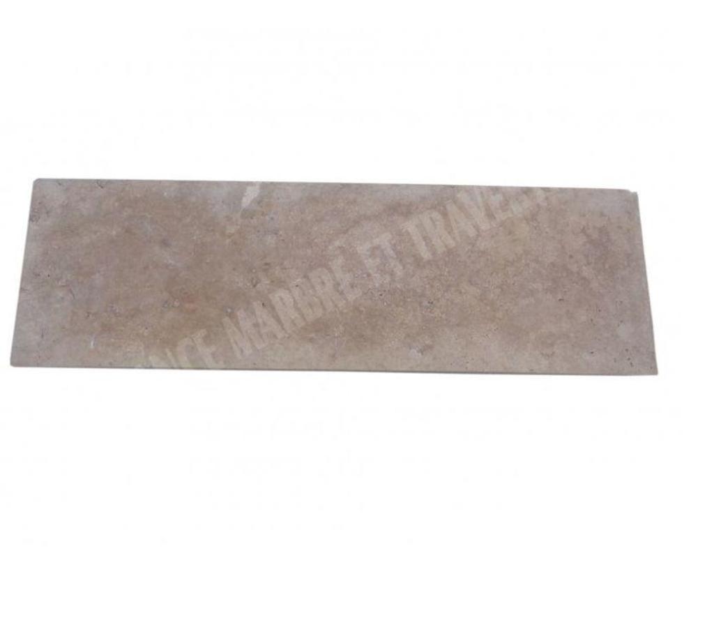 Décoration - art Var Forcalqueiret - 83136 - Photos Vivastreet Travertin Classique Beige Nez de Marche Droit 120x30 cm