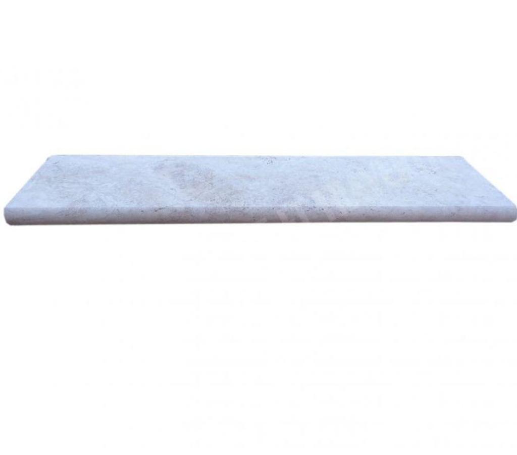 Décoration - art Var Forcalqueiret - 83136 - Photos Vivastreet Travertin Classique Beige Nez de Marche Arrondi 120x30 cm