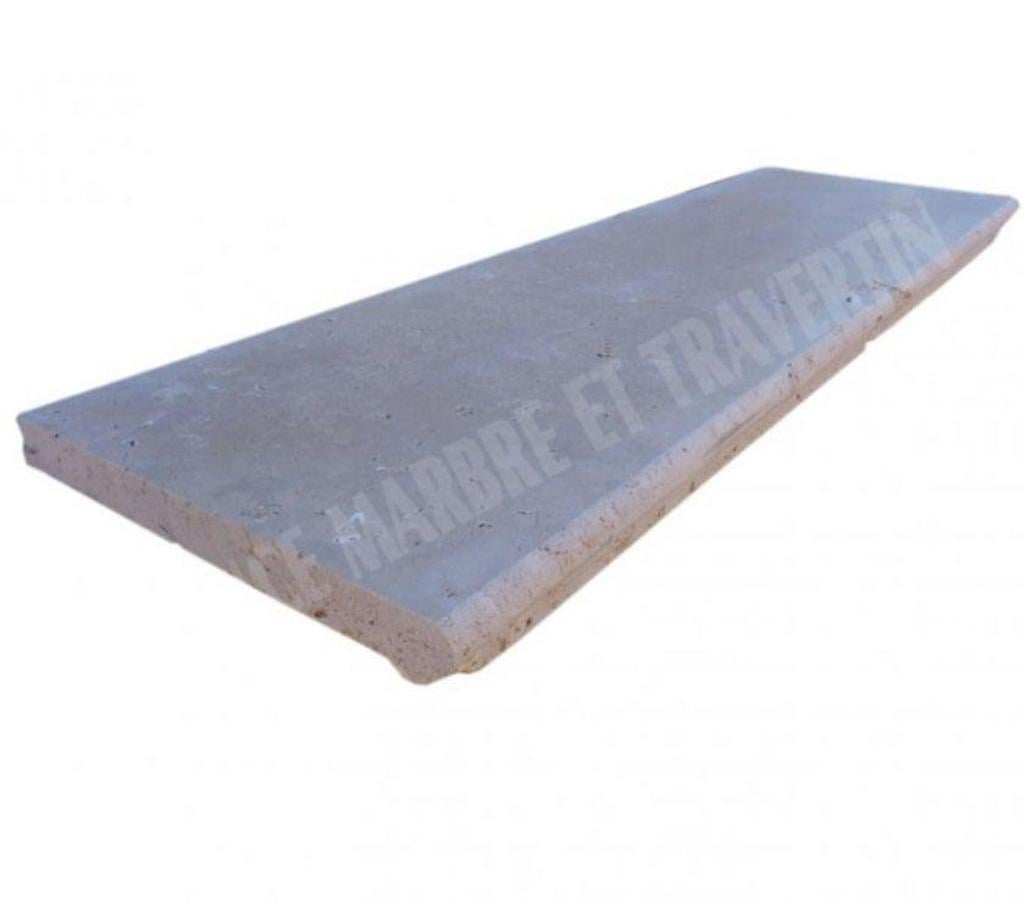 Décoration - art Var Forcalqueiret - 83136 - Photos Vivastreet Travertin Classique Nez de Marche Ogee 100x30 cm