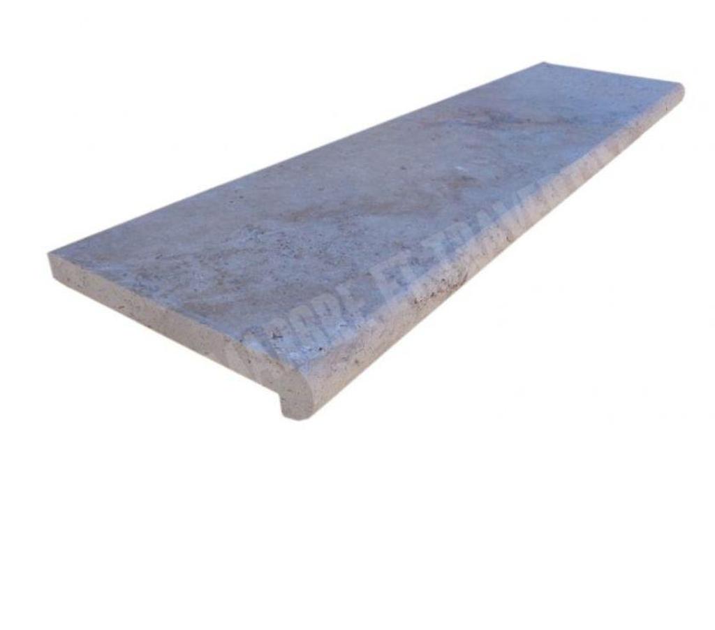 Décoration - art Var Forcalqueiret - 83136 - Photos Vivastreet Travertin Classique Nez de Marche Arrondi 100x30 cm