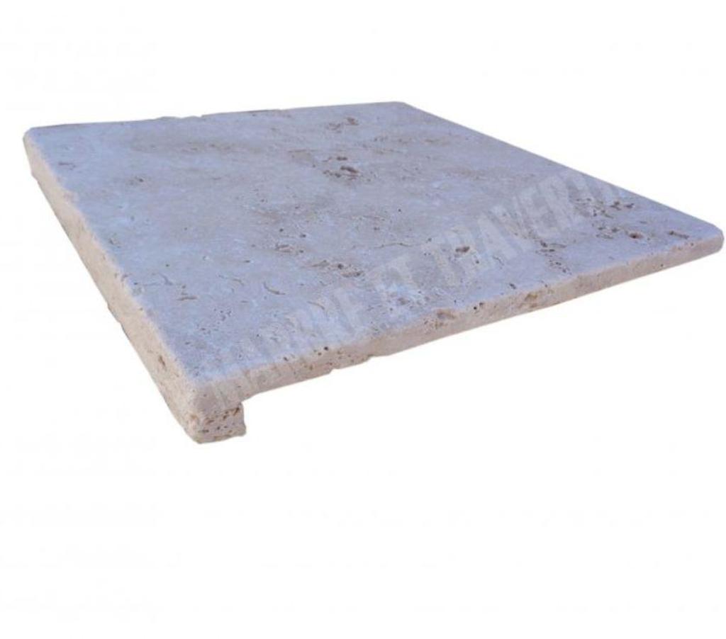 Décoration - art Var Forcalqueiret - 83136 - Photos Vivastreet Travertin Classique Nez de Marche Droit 30x30 cm