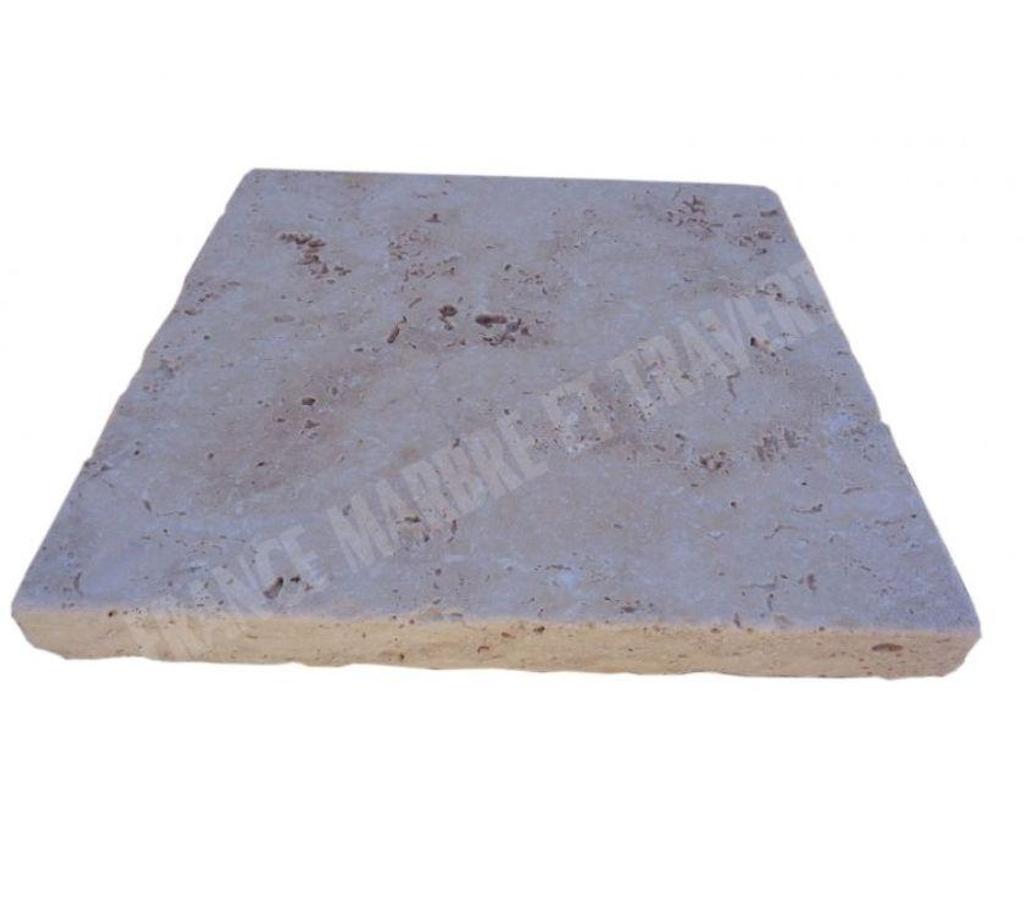 Décoration - art Var Forcalqueiret - 83136 - Photos Vivastreet Travertin Classique Nez de Marche Droit 30x30 cm