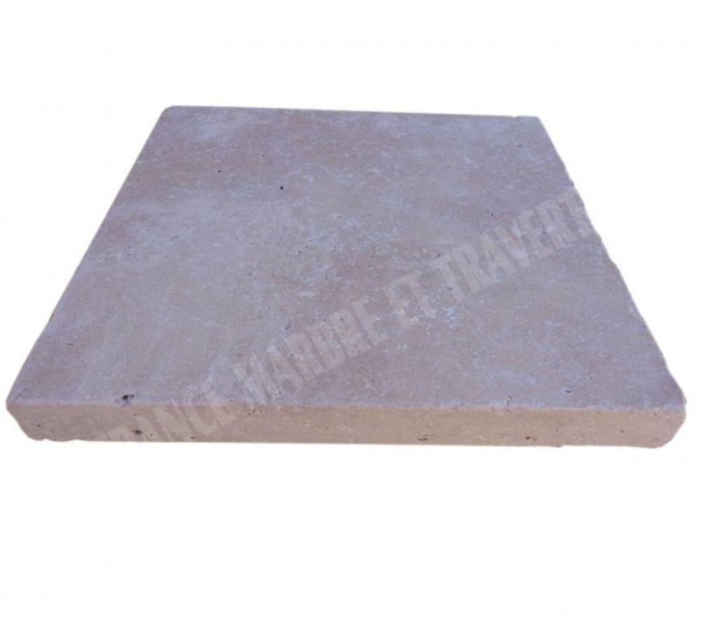 Décoration - art Var Forcalqueiret - 83136 - Photos Vivastreet Travertin Classique Nez de Marche Droit 30x30 cm