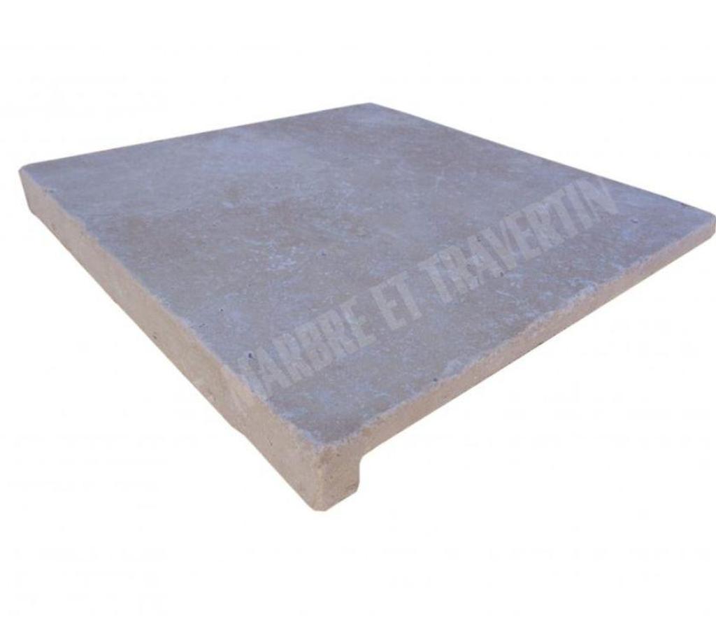 Décoration - art Var Forcalqueiret - 83136 - Photos Vivastreet Travertin Classique Nez de Marche Droit 30x30 cm