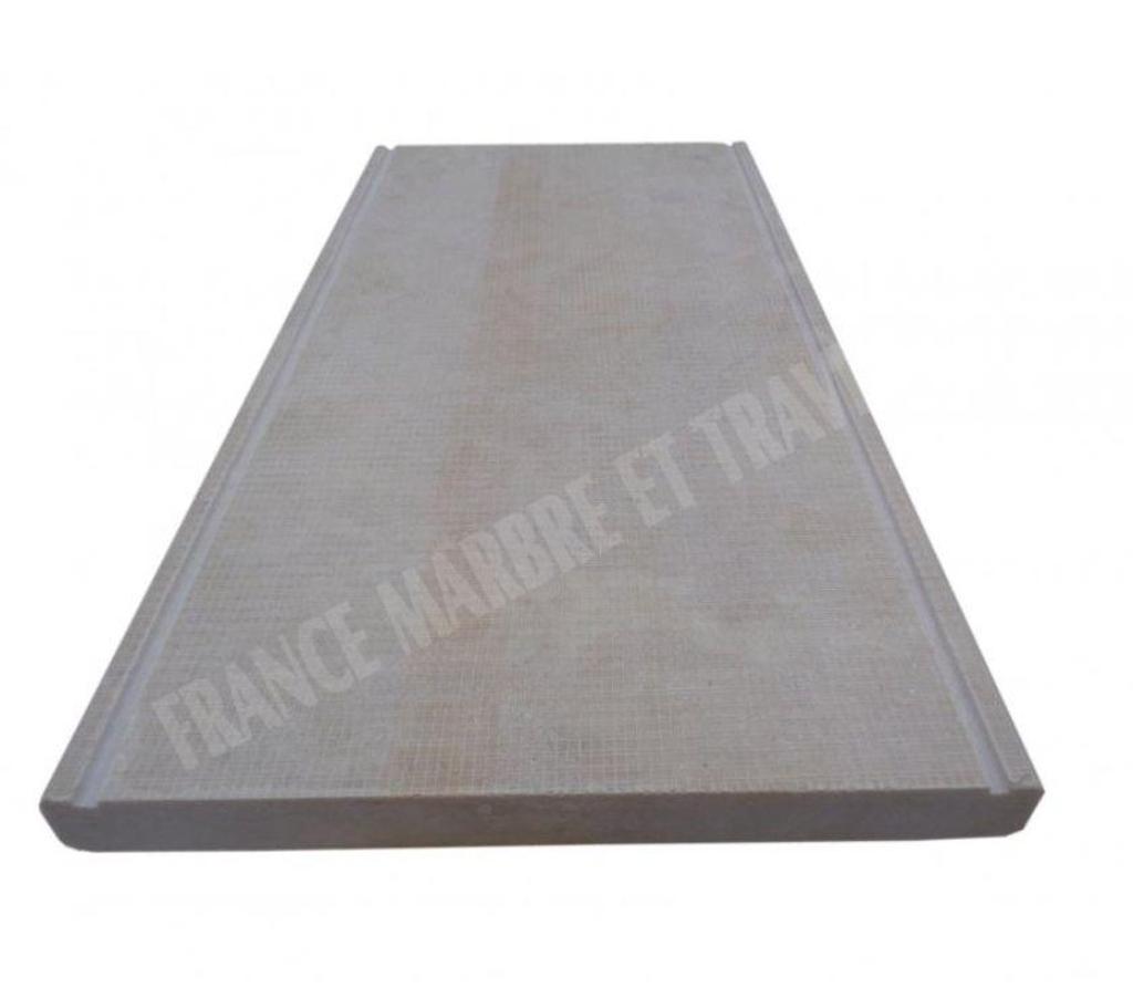 Décoration - art Var Forcalqueiret - 83136 - Photos Vivastreet Marbre Beige Marfil Couvertine 2 bord Goute d'eau Chanfrein