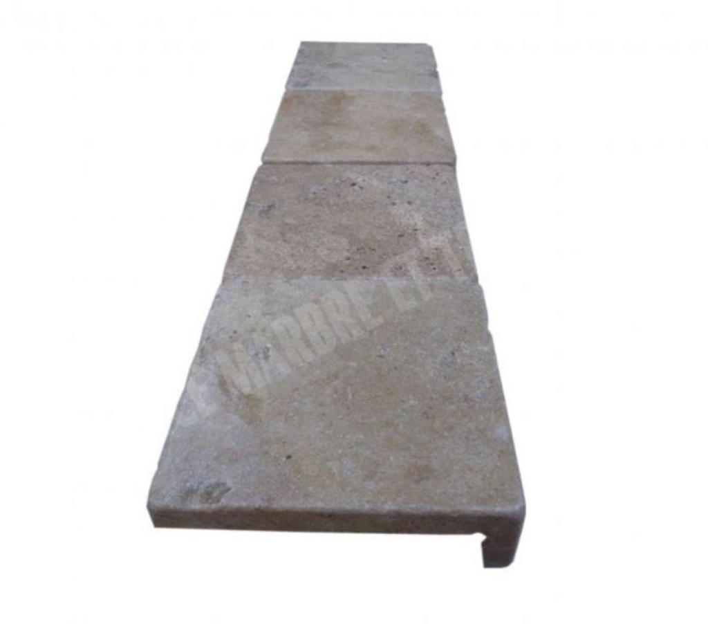 Décoration - art Var Forcalqueiret - 83136 - Photos Vivastreet Travertin Walnut Nez de Marche Angle Droit 10x10 cm