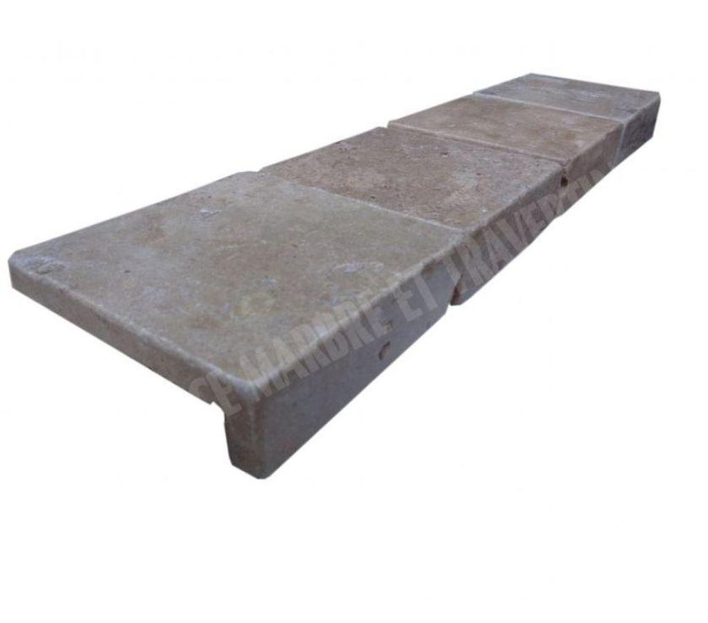 Décoration - art Var Forcalqueiret - 83136 - Photos Vivastreet Travertin Walnut Nez de Marche Angle Droit 10x10 cm