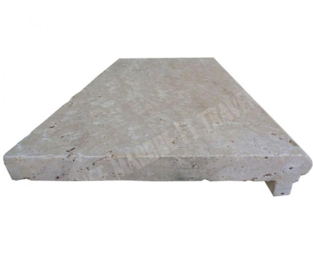 Décoration - art Var Forcalqueiret - 83136 - Photos Vivastreet Travertin Classique Beige Nez de Marche Ogee 30x60 cm