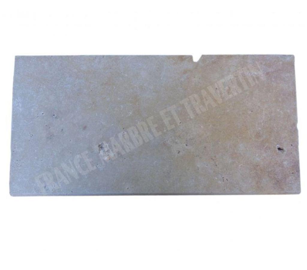 Décoration - art Var Forcalqueiret - 83136 - Photos Vivastreet Travertin Classique Beige Nez de Marche Arrondi 30x60 cm