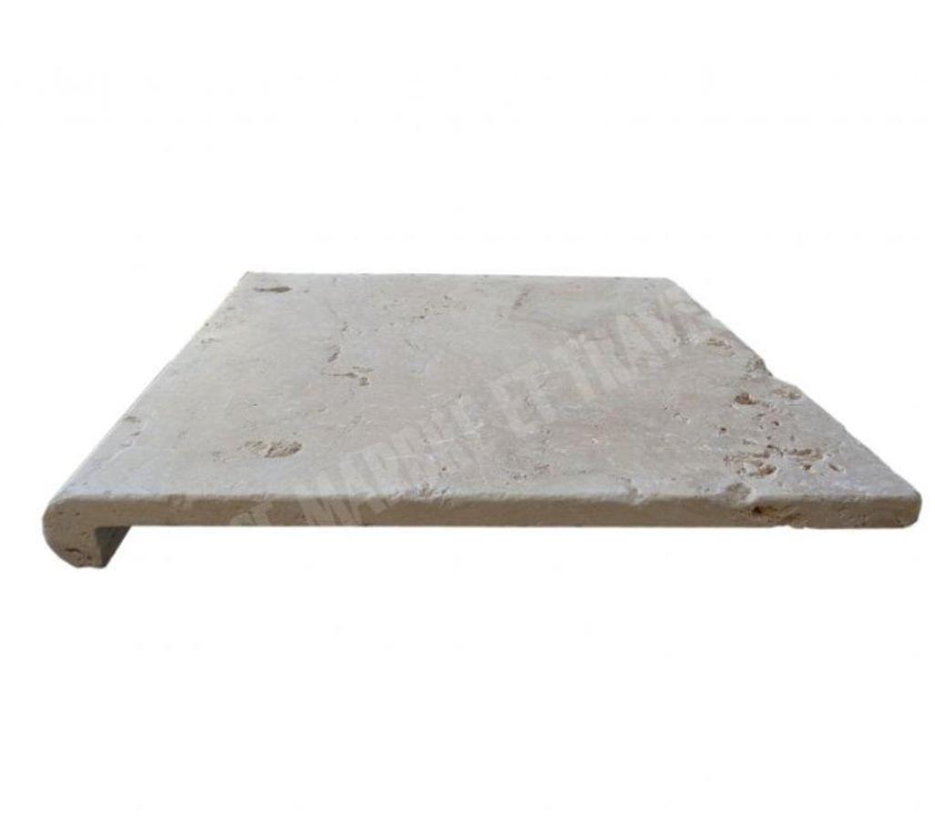 Décoration - art Var Forcalqueiret - 83136 - Photos Vivastreet Travertin Classique Nez de Marche Arrondi 30x30 cm