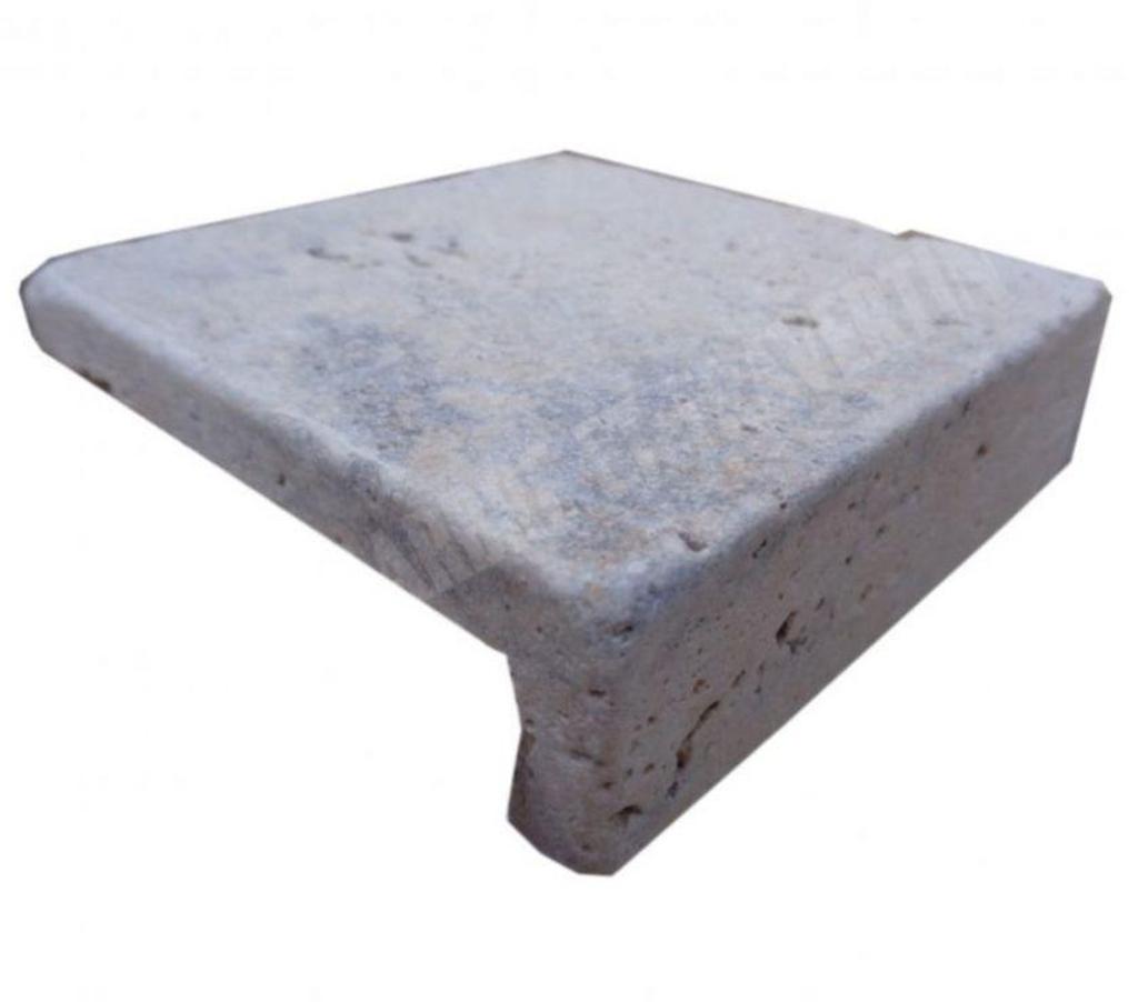 Décoration - art Var Forcalqueiret - 83136 - Photos Vivastreet Travertin Classique Nez de Marche Droit 10x10 cm