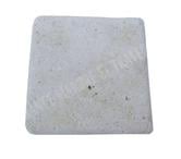 Travertin Classique Clair Nez de Marche Angle Ogee 10x10 cm