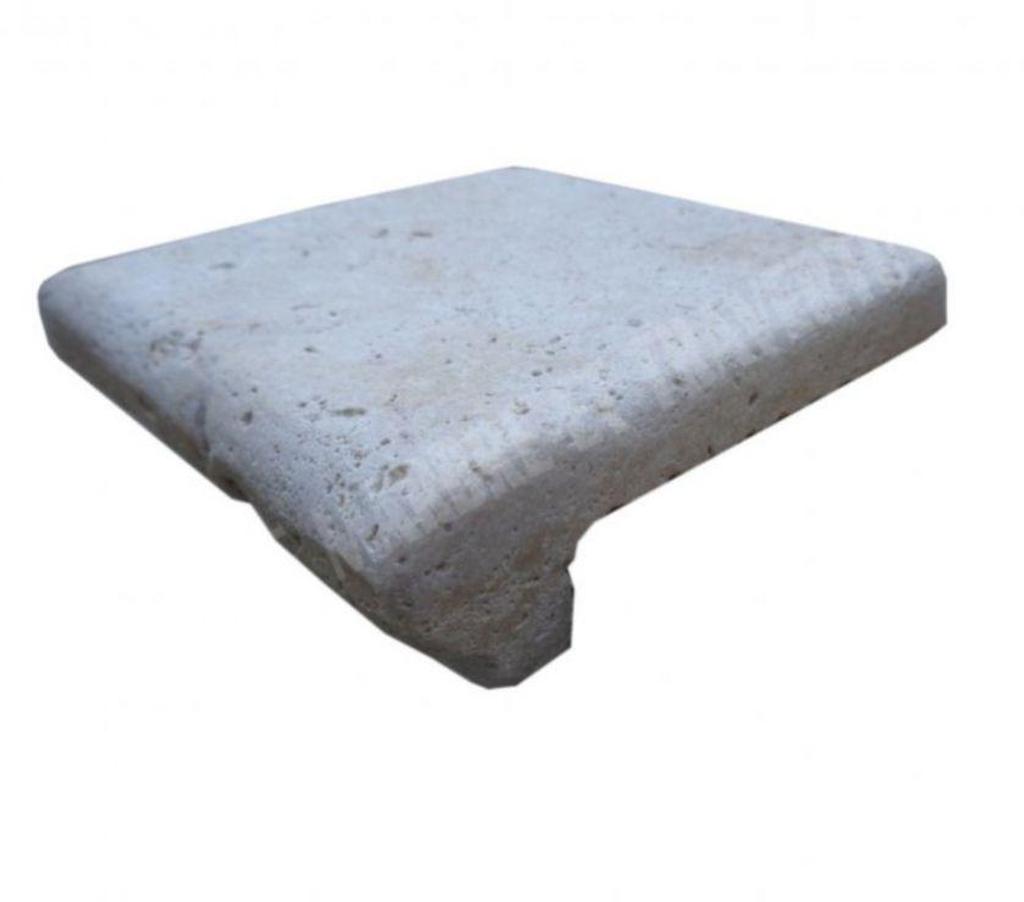 Décoration - art Var Forcalqueiret - 83136 - Photos Vivastreet Travertin Classique Clair Nez de Marche Angle Ogee 10x10 cm