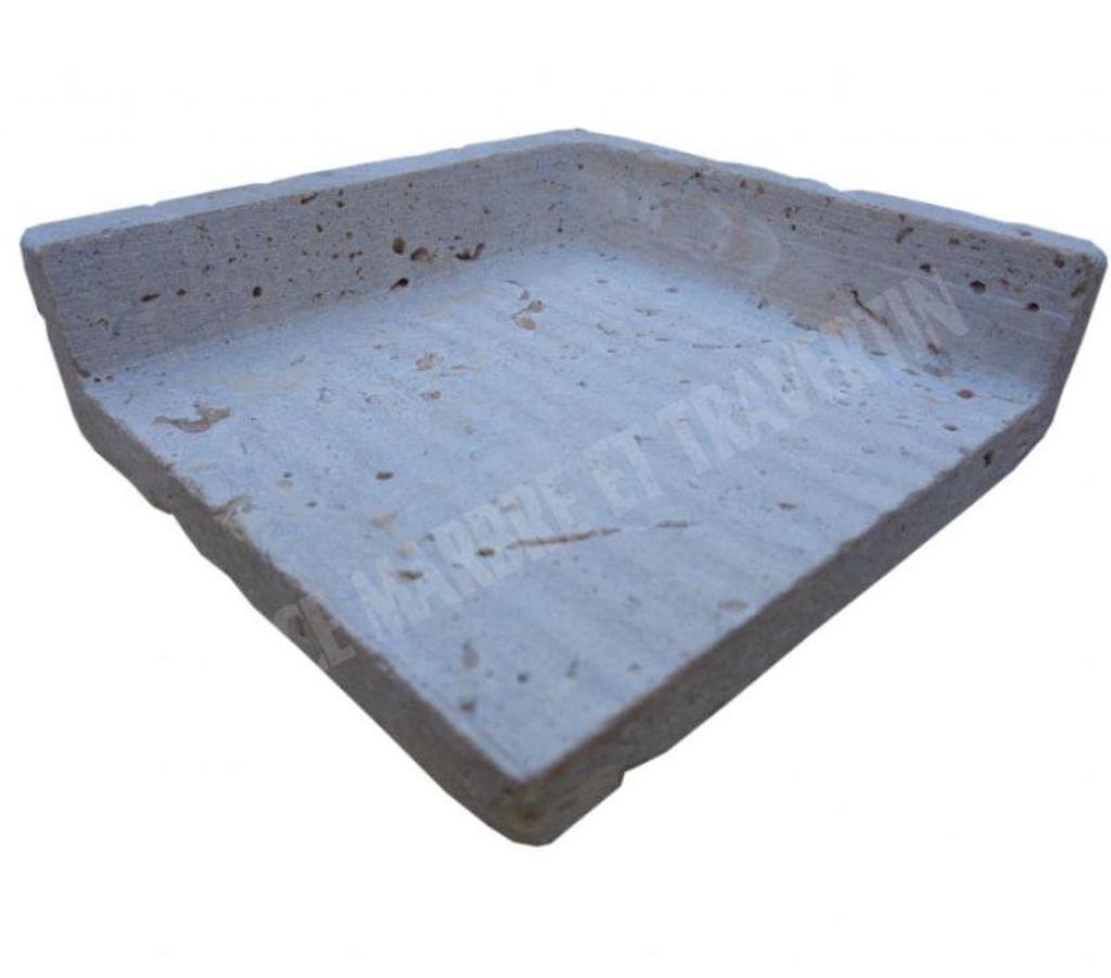 Décoration - art Var Forcalqueiret - 83136 - Photos Vivastreet Travertin Classique Nez de Marche Angle Droit 10x10 cm