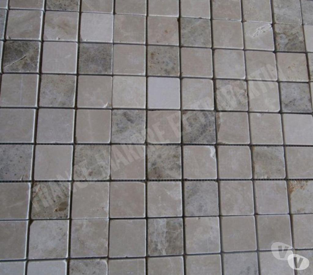 Décoration - art Var Forcalqueiret - 83136 - Photos Vivastreet Marbre Beige - Emperrador Mosaïque 4,8x4,8cm