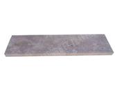  Travertin Walnut Noisette Nez de Marche Droit 120x30 cm