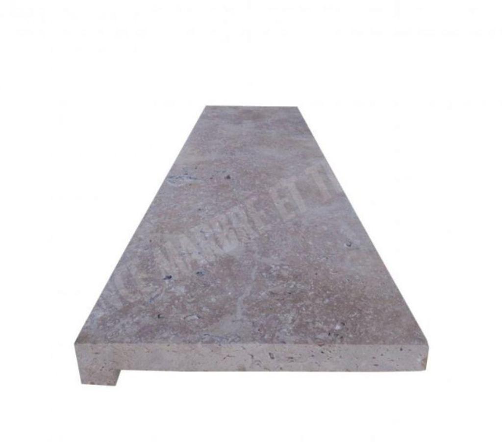 Décoration - art Var Forcalqueiret - 83136 - Photos Vivastreet Travertin Walnut Noisette Nez de Marche Droit 120x30 cm