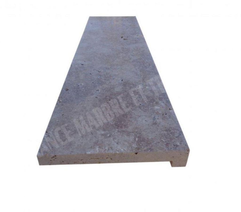 Décoration - art Var Forcalqueiret - 83136 - Photos Vivastreet Travertin Walnut Noisette Nez de Marche Droit 120x30 cm