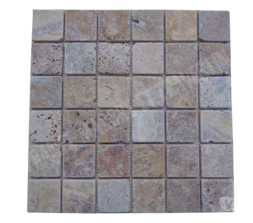 Décoration - art Var Forcalqueiret - 83136 - Photos Vivastreet Travertin Scabos Mosaïque 4,8x4,8cm