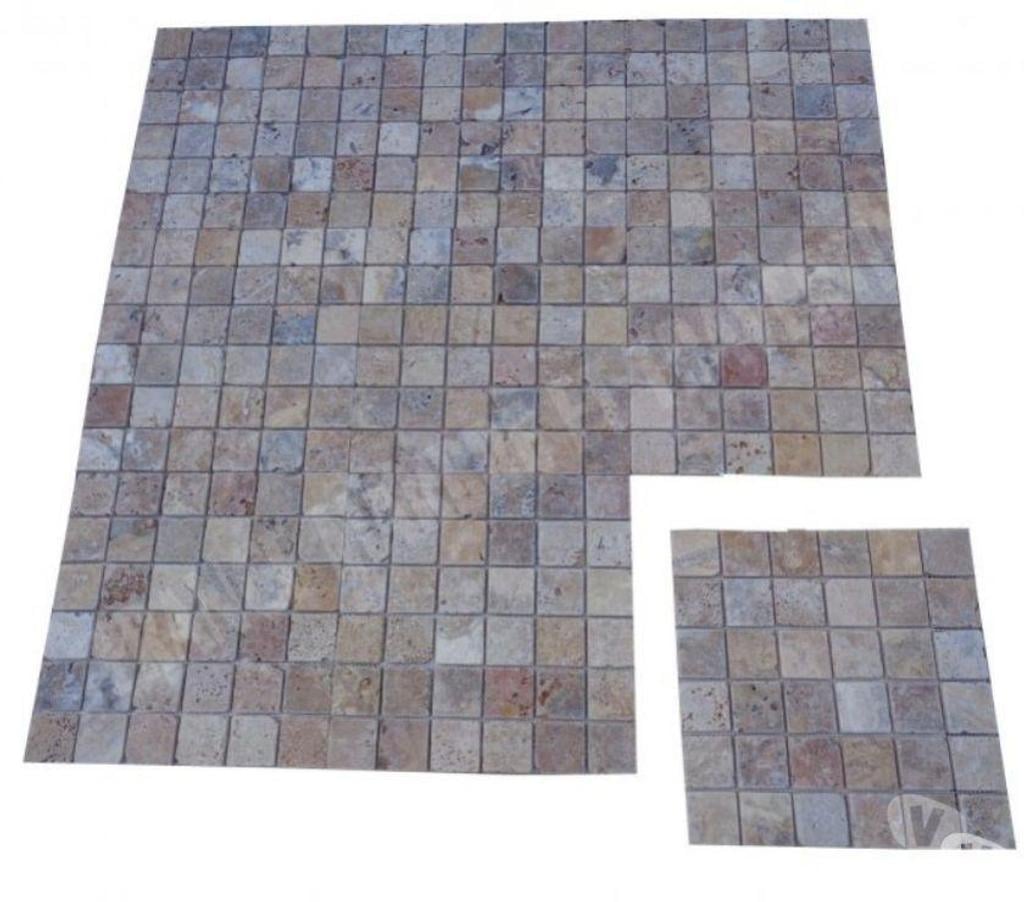 Décoration - art Var Forcalqueiret - 83136 - Photos Vivastreet Travertin Scabos Mosaïque 4,8x4,8cm